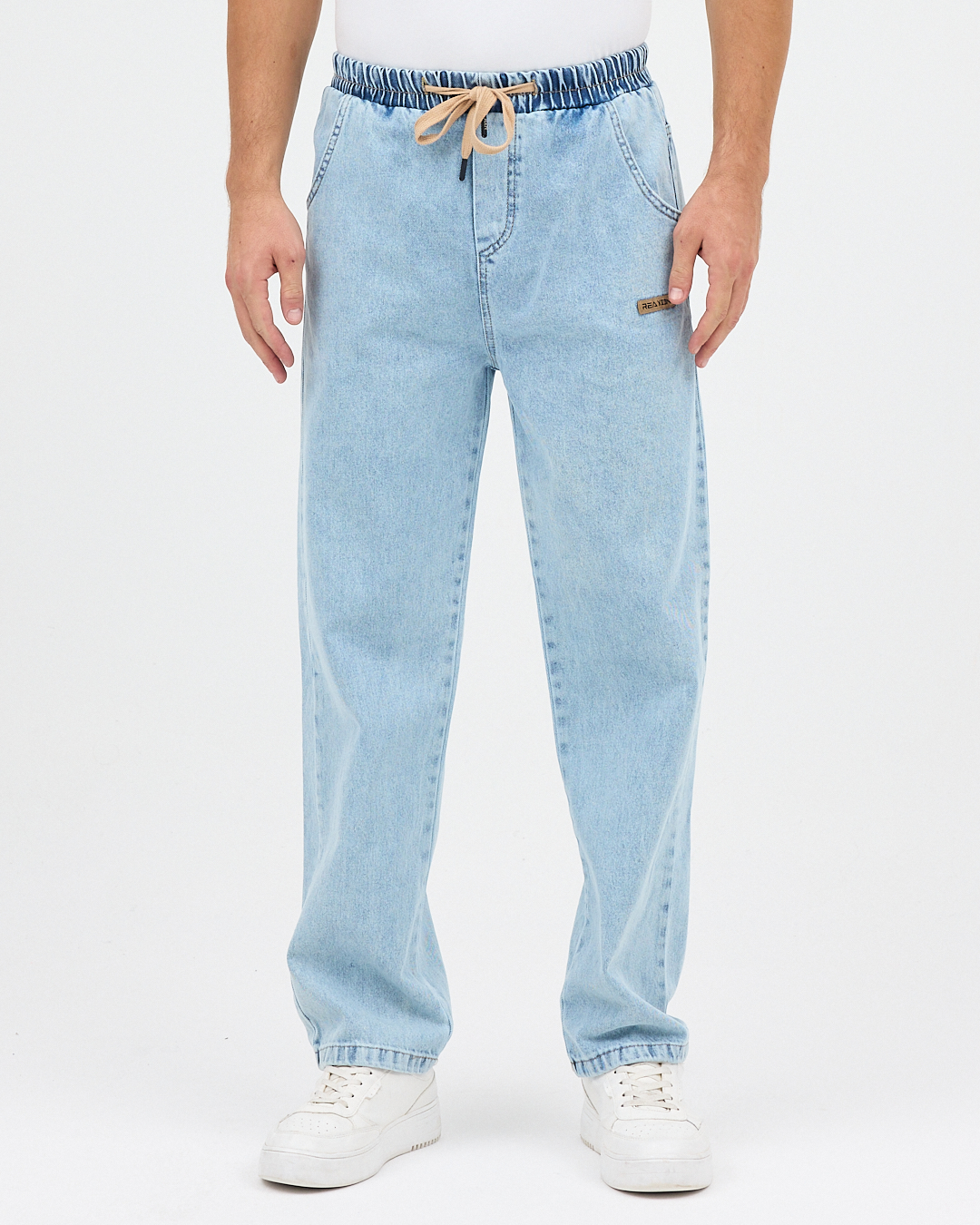 BAGGY SALAŞ Jean Buz Mavi